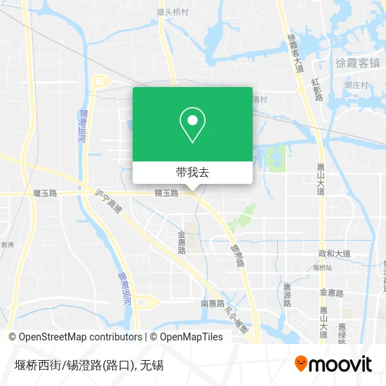 堰桥西街/锡澄路(路口)地图