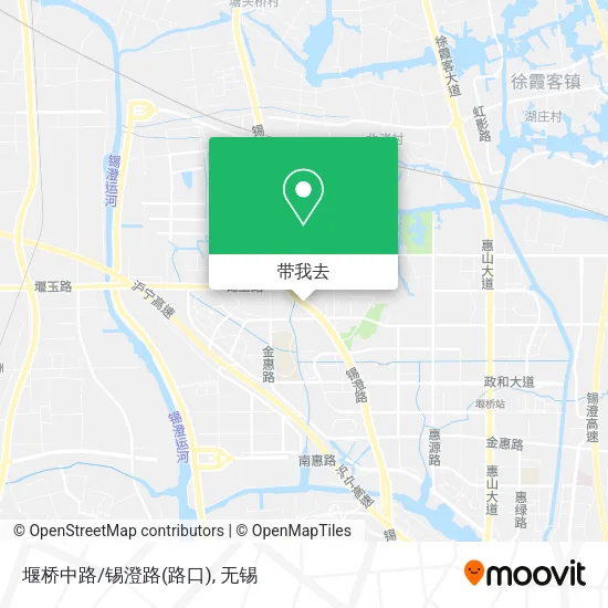 堰桥中路/锡澄路(路口)地图