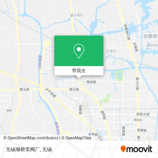 无锡堰桥泵阀厂地图