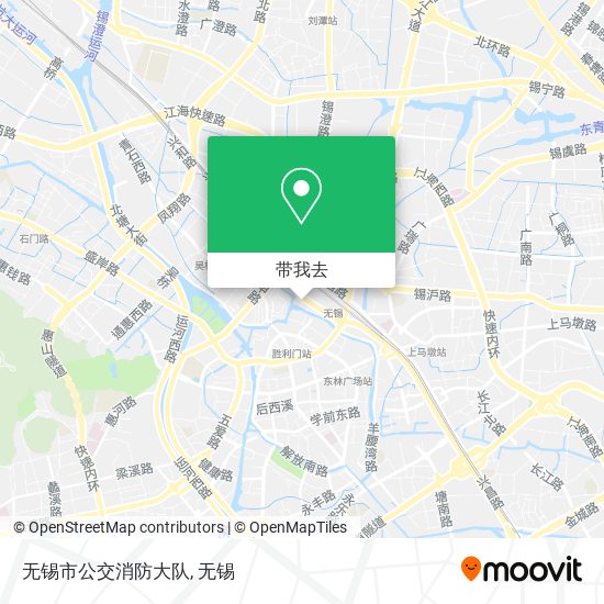 无锡市公交消防大队地图