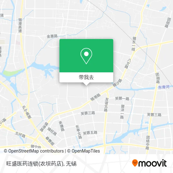 旺盛医药连锁(农坝药店)地图