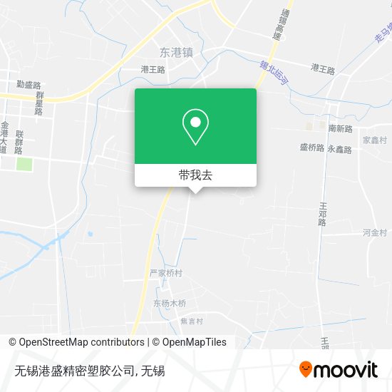 无锡港盛精密塑胶公司地图