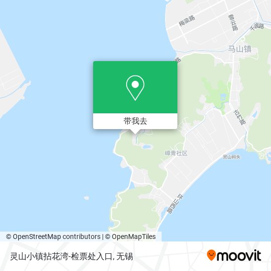 灵山小镇拈花湾-检票处入口地图