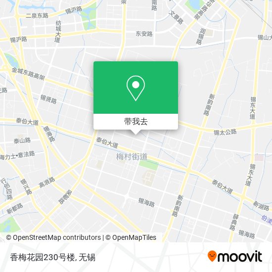 香梅花园230号楼地图