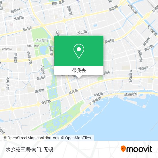 水乡苑三期-南门地图