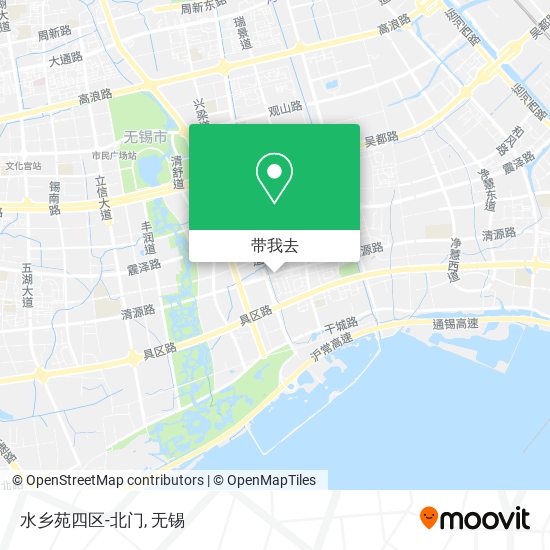 水乡苑四区-北门地图