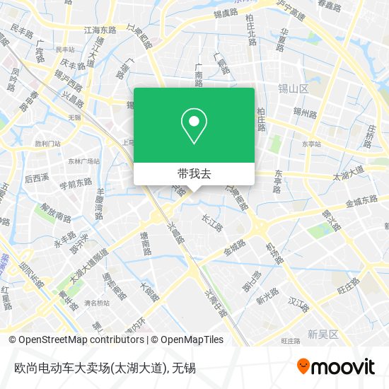 欧尚电动车大卖场(太湖大道)地图