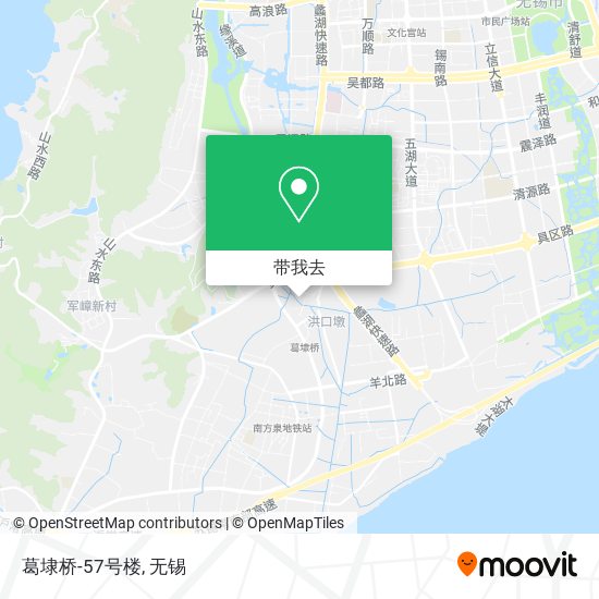 葛埭桥-57号楼地图