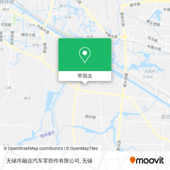 无锡市融达汽车零部件有限公司地图