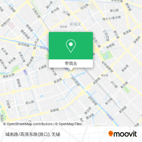 城南路/高浪东路(路口)地图