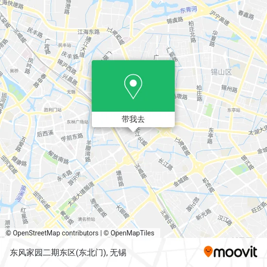 东风家园二期东区(东北门)地图