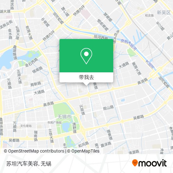 苏坦汽车美容地图