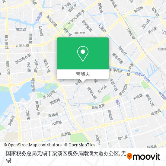 国家税务总局无锡市梁溪区税务局南湖大道办公区地图