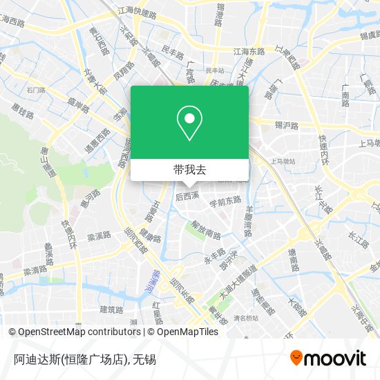 阿迪达斯(恒隆广场店)地图