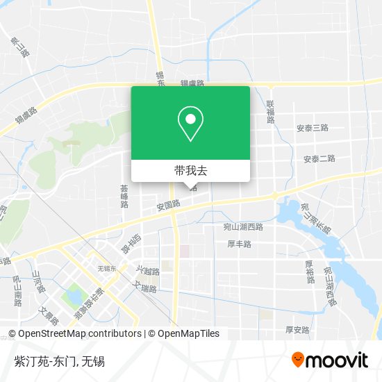 紫汀苑-东门地图