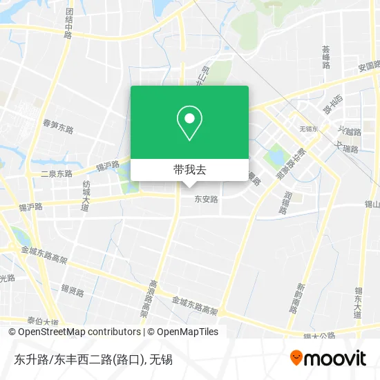 东升路/东丰西二路(路口)地图