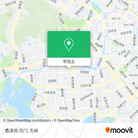 蠡溪苑-北门地图