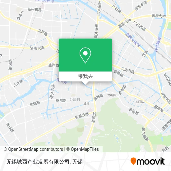 无锡城西产业发展有限公司地图