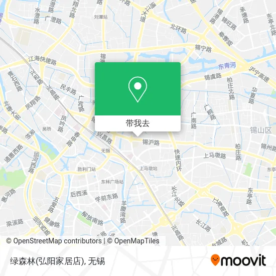 绿森林(弘阳家居店)地图