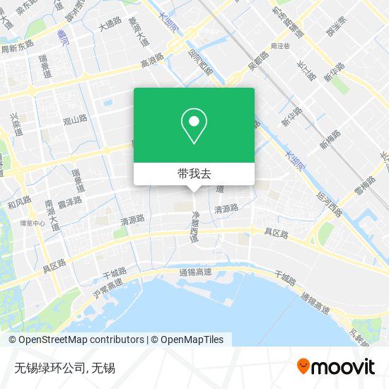 无锡绿环公司地图