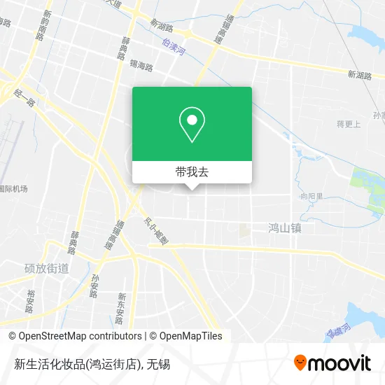 新生活化妆品(鸿运街店)地图