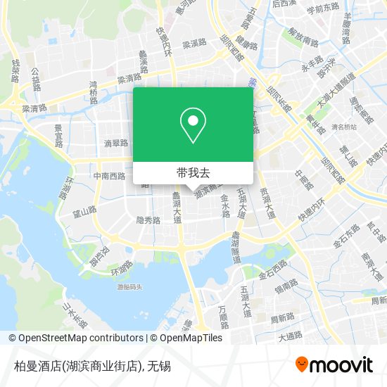 柏曼酒店(湖滨商业街店)地图