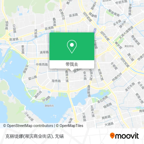 克丽缇娜(湖滨商业街店)地图
