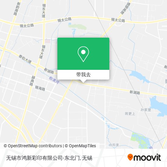无锡市鸿新彩印有限公司-东北门地图