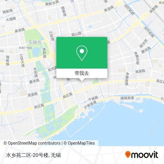 水乡苑二区-20号楼地图