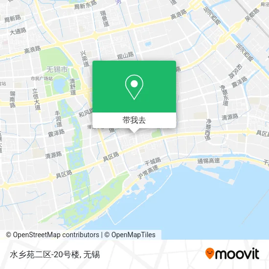 水乡苑二区-20号楼地图