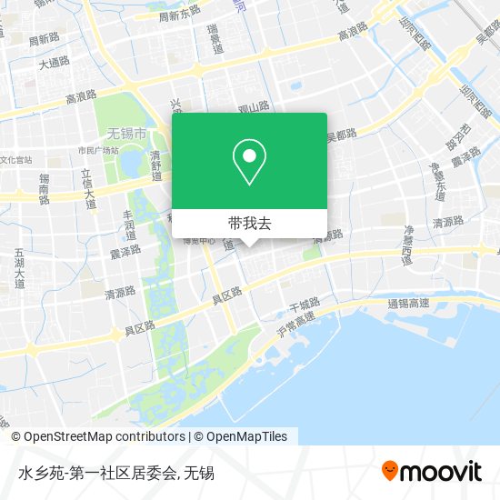 水乡苑-第一社区居委会地图