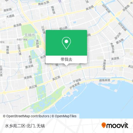 水乡苑二区-北门地图