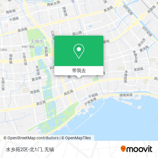 水乡苑2区-北1门地图