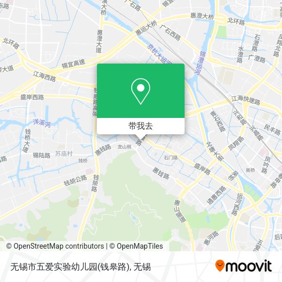 无锡市五爱实验幼儿园(钱皋路)地图