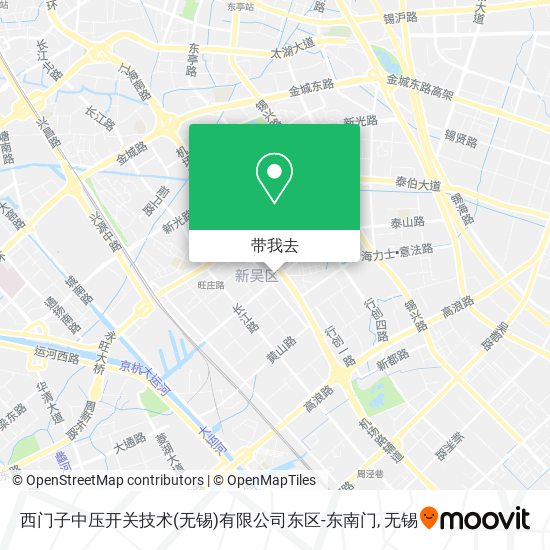 西门子中压开关技术(无锡)有限公司东区-东南门地图