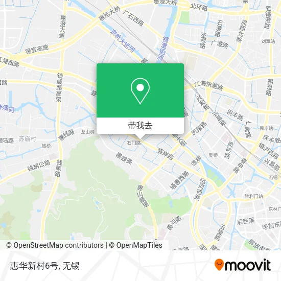 惠华新村6号地图