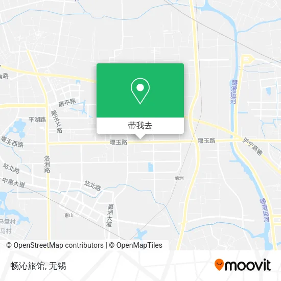 畅沁旅馆地图