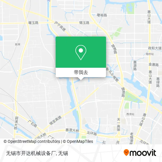 无锡市开达机械设备厂地图