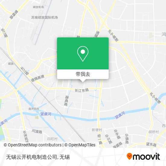 无锡云开机电制造公司地图