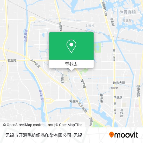 无锡市开源毛纺织品印染有限公司地图