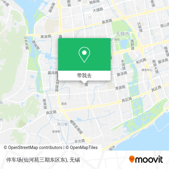 停车场(仙河苑三期东区东)地图