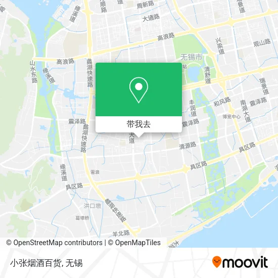 小张烟酒百货地图