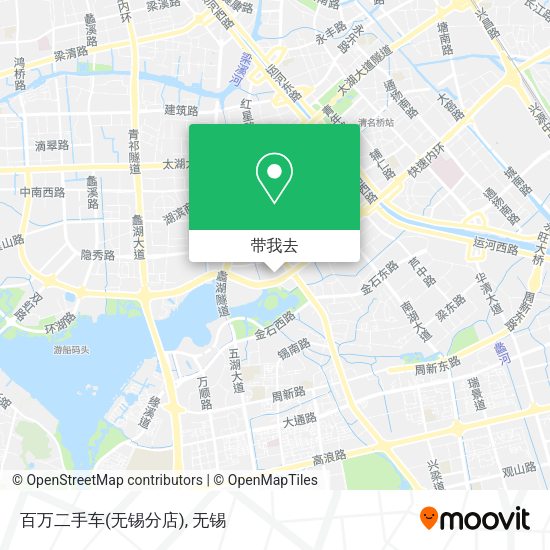 百万二手车(无锡分店)地图