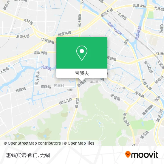惠钱宾馆-西门地图