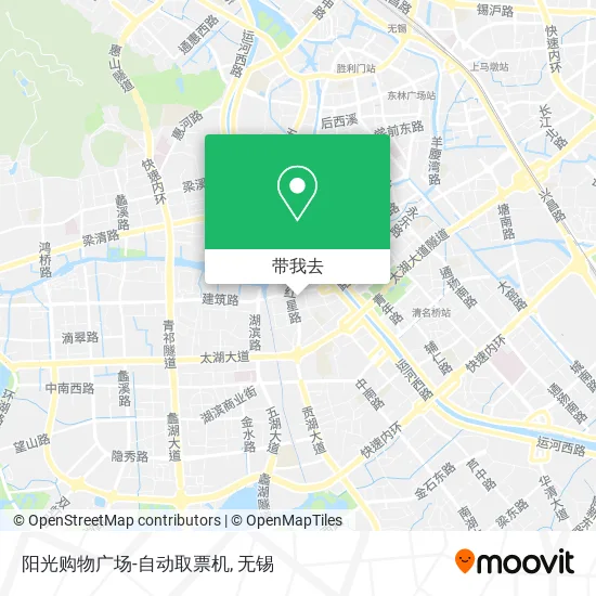 阳光购物广场-自动取票机地图