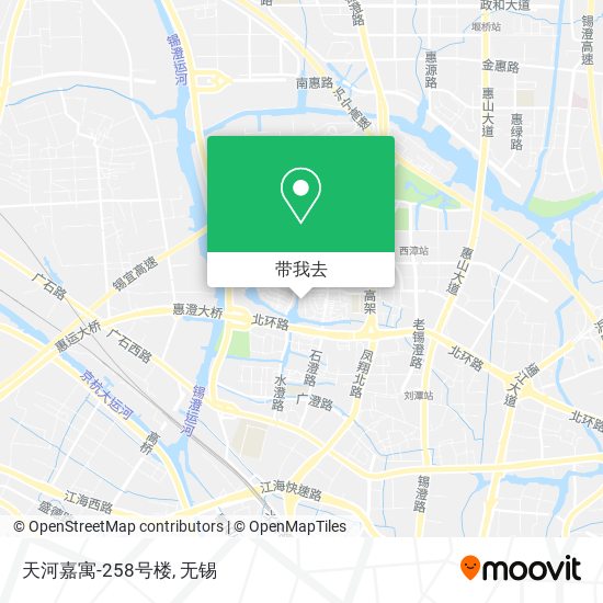 天河嘉寓-258号楼地图