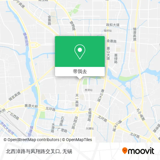 北西漳路与凤翔路交叉口地图