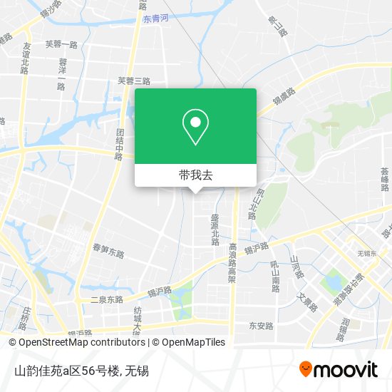 山韵佳苑a区56号楼地图