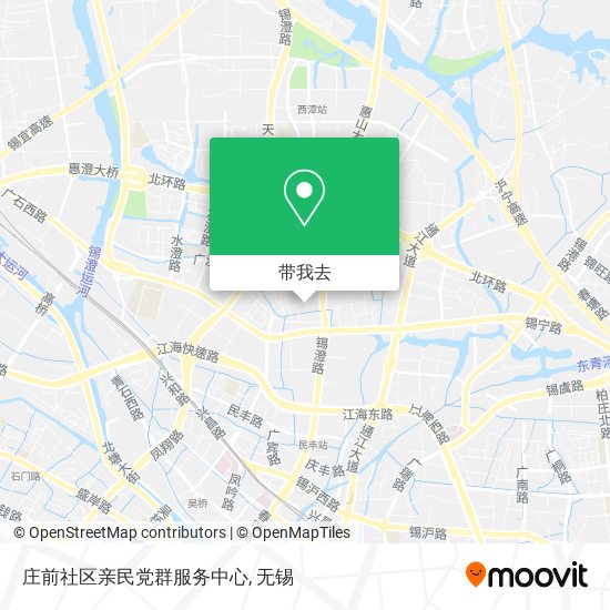 庄前社区亲民党群服务中心地图