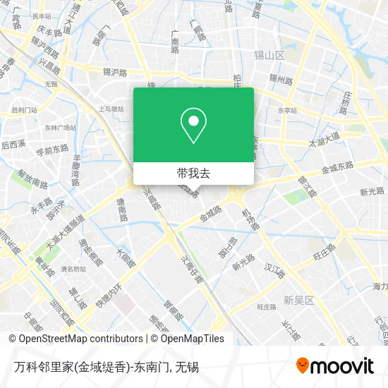 万科邻里家(金域缇香)-东南门地图